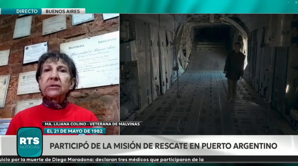 María Liliana Colino: “La emoción que me queda es saber que, cuando estuve, las Malvinas eran argentinas”